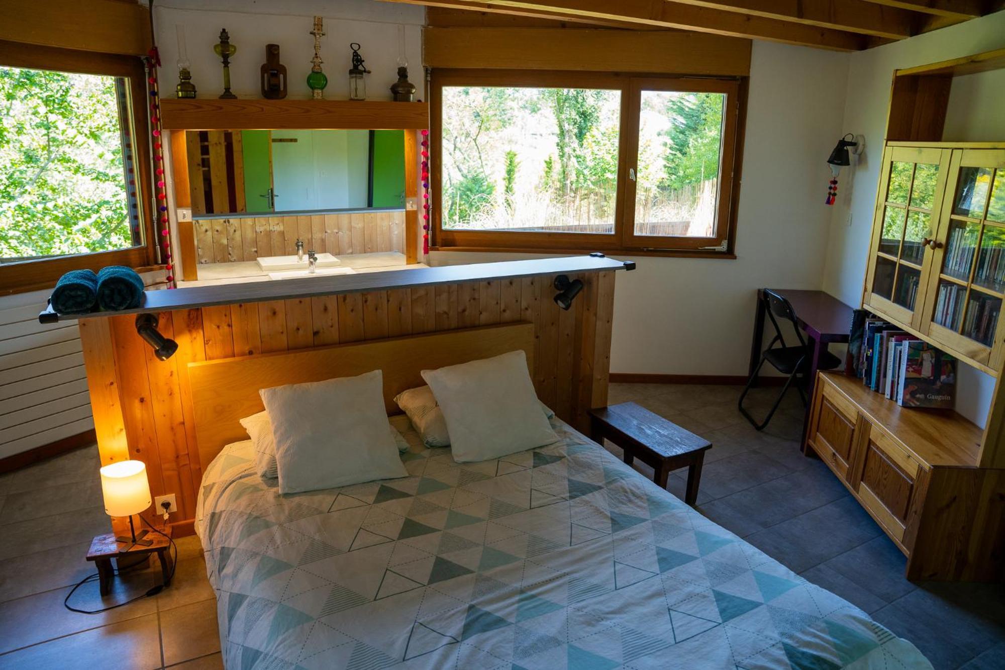 Le Grand Nid - Maison Alveole Bed And Books Sciez Buitenkant foto